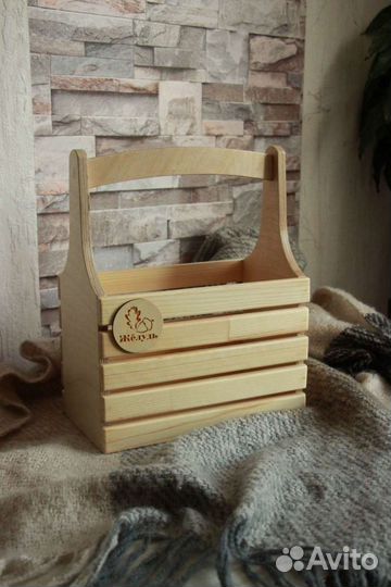 Деревянный ящик / упаковка для подарка