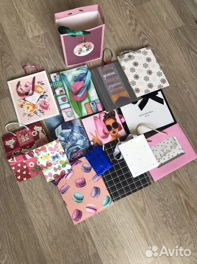 Подарочные пакеты маленькие