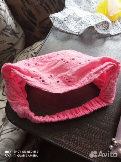 Летние панамка, косынки, повязка на голову