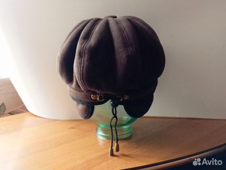 Берет замшевый зимний восьмиклинка 56-58