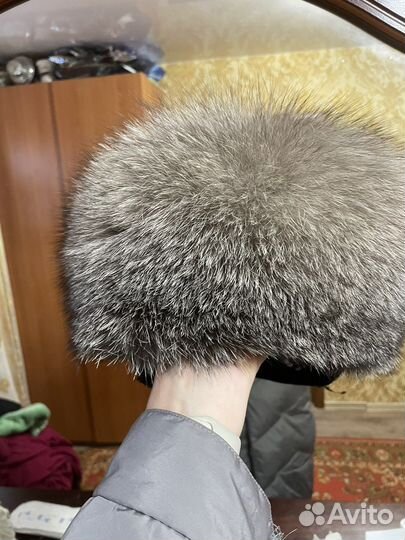 Шапка песец размер 56