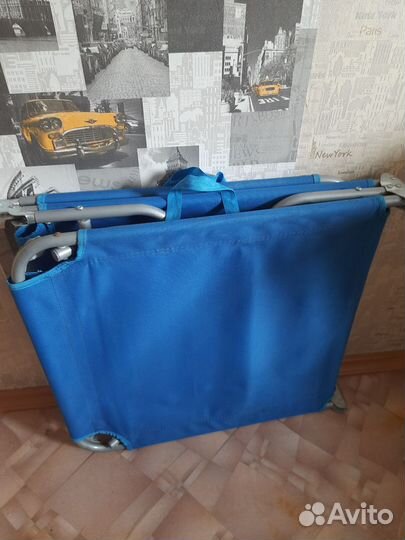 Раскладушка компактная, кемпинговая, до 100кг