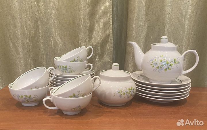 Чайный сервиз дулево фарфор
