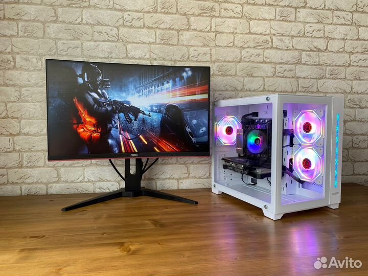 Игровой компьютер intel i5 12400f, RTX 4060, 16gb