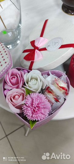 Букет сердце с Рафаэлло