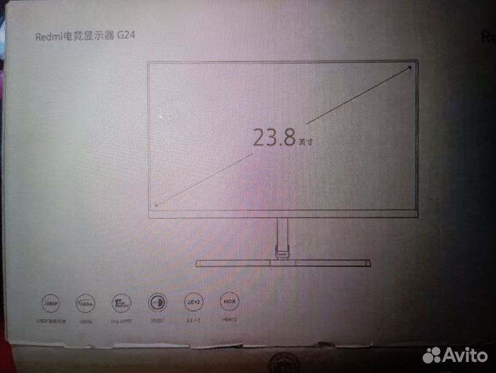 Монитор xiaomi redmi g24 165hz