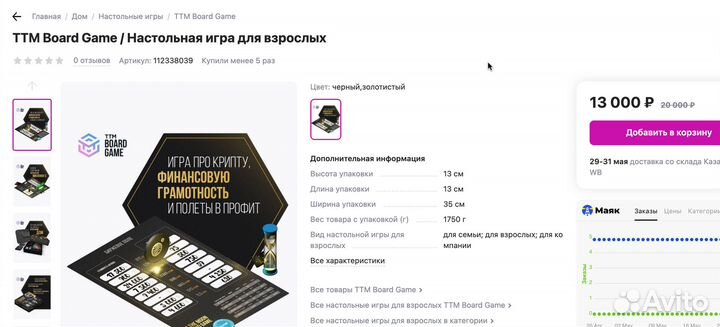 TTM Board Game Настольная игра для взрослых