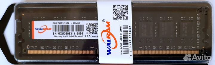 8 Gb DDR3 -1600 (PC-12800) новая