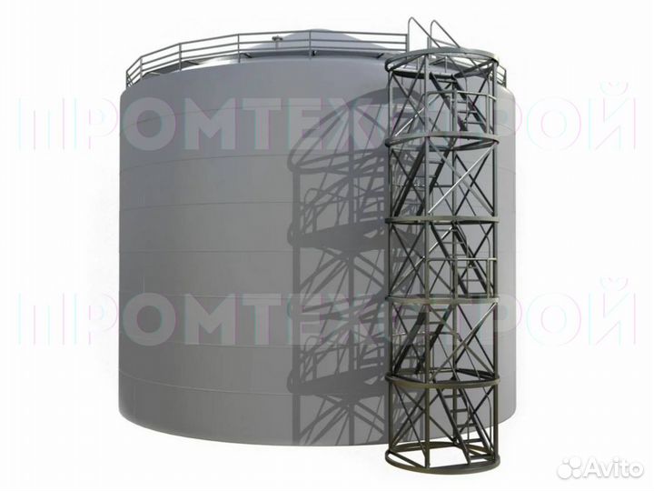 Резервуар вертикальный стальной Рвс 2000 м3