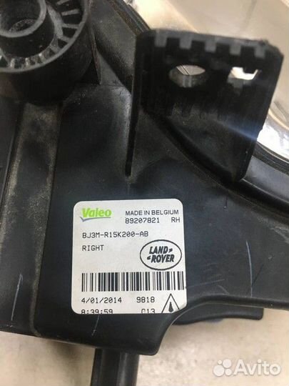 Фара противотуманная правая передняя