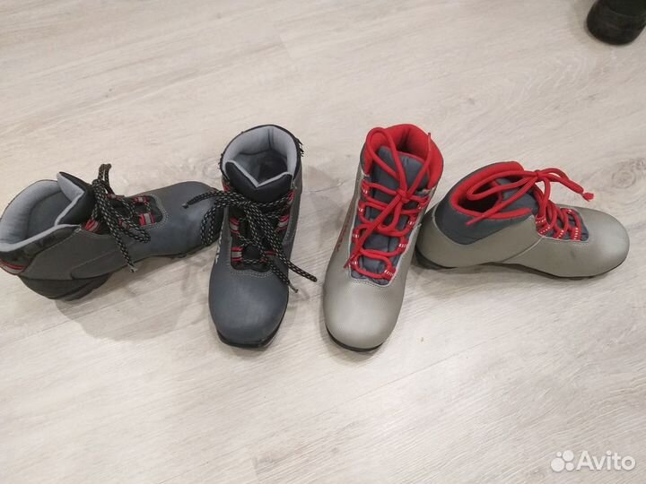 Лыжные ботинки 32 и 34 размер