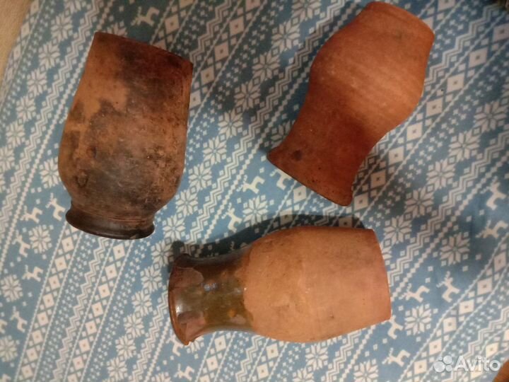 Глиняная крынка