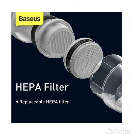 Пылесос Baseus A2 Car Vacuum Cleaner, черный