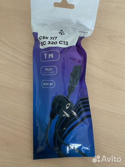 Кабель питания с13