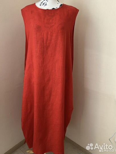 Льняное платье Olga Skazkina