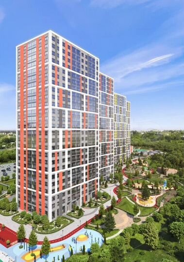 2-к. квартира, 71,3 м², 12/25 эт.