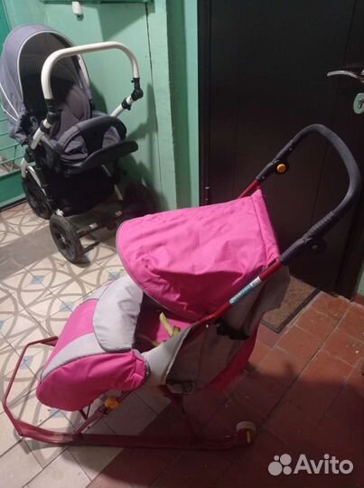 Коляска санки Nika 2 Классик