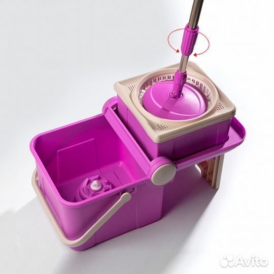 Швабра С ведром spin MOP mini transformer
