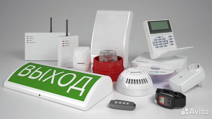 Пожарная сигнализация, видеонаблюдение, монтаж