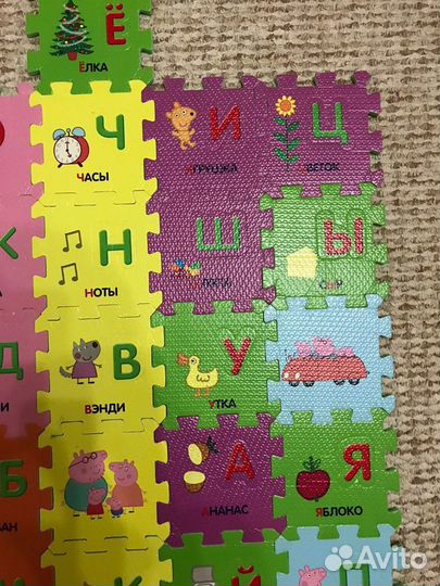 Развивающий коврик пазл