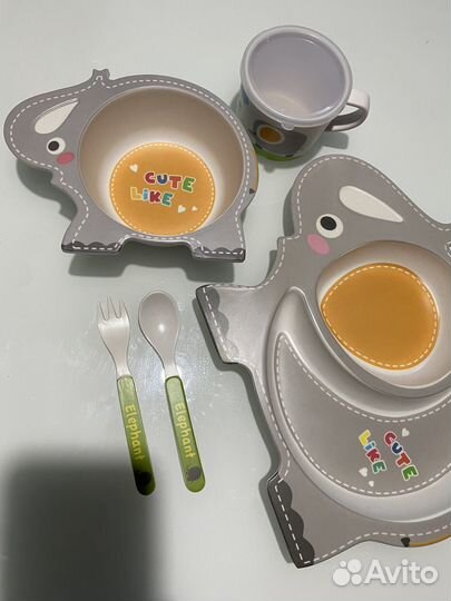 Набор детской посуды для кормления