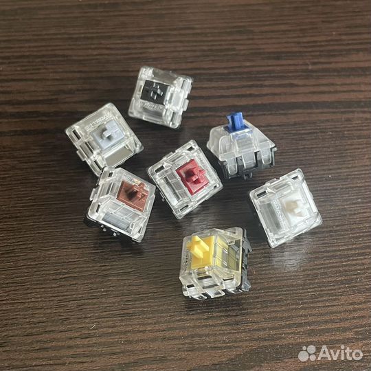 7 шт. Оптические свитчи Gateron разных цветов