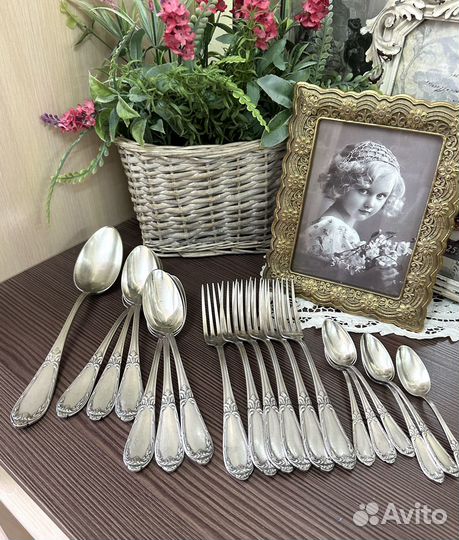 Столовые приборы Франция серебрение