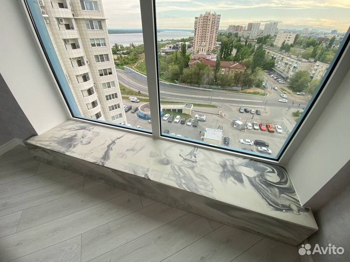 Подоконники из искусственного камня, бетона