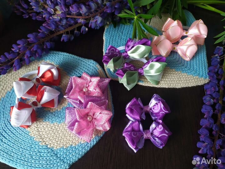 Заколки, резинки ручной работы