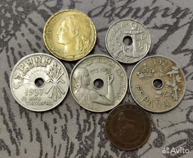 Испания набор монет