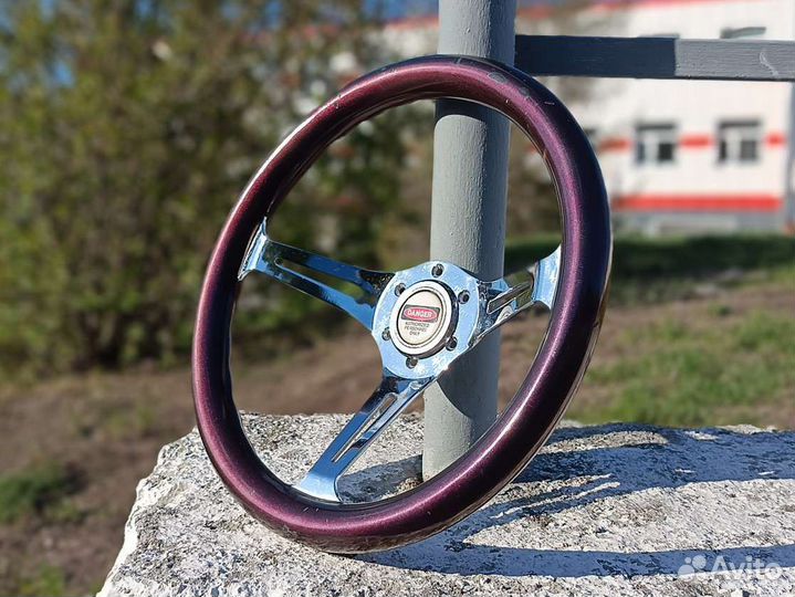 Руль деревянный спортивный диповый Makita japan