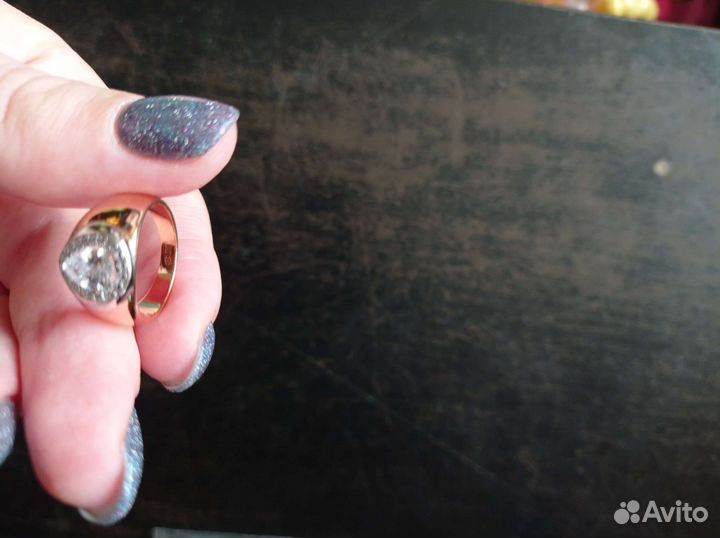 Серебряное кольцо 16 размер