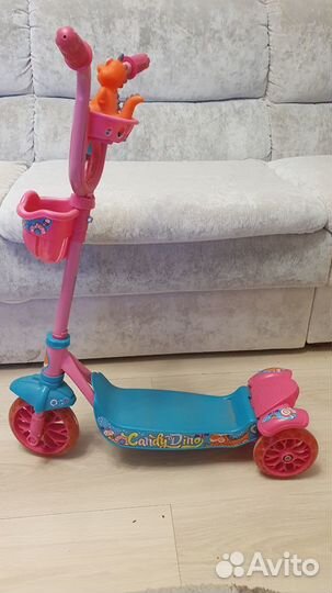 Трехколесный самокат Kreiss Candy Dino