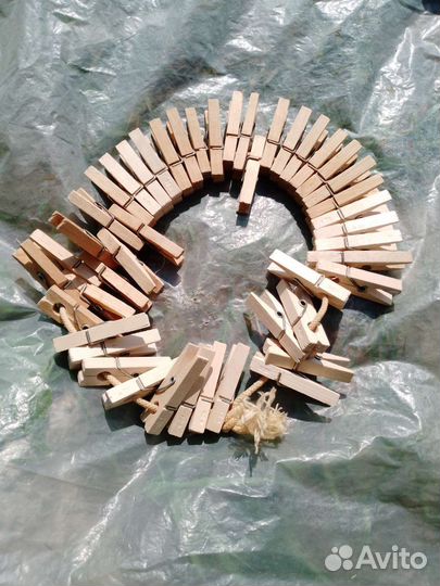 Прищепки бельевые. Бронь