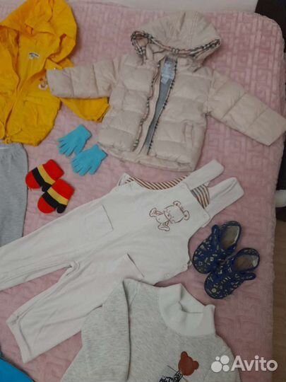Вещи пакетом на мальчика 74-90см