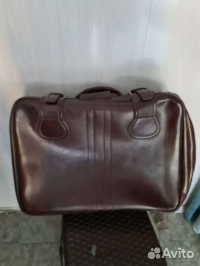 Чемодан кожаный СССР