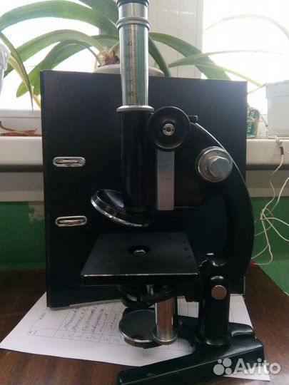 Микроскоп походный миб-3 1944 г