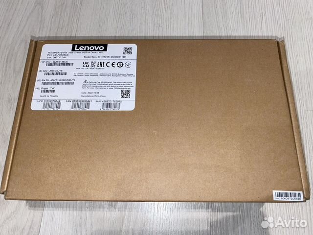 Новая Док-станция Lenovo ThinkPad Hybrid USB-C