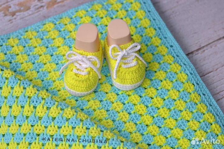 Яркий детский плед