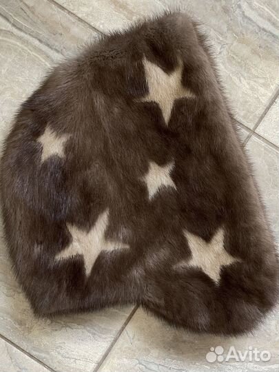 Капюшон, шапка из меха норки