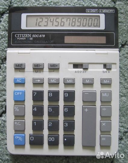 Калькулятор Citizen SDC-878