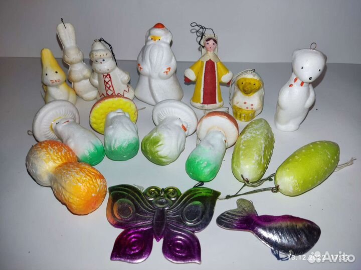 Ёлочные игрушки СССР