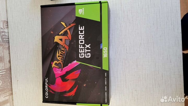 Видеокарта Colorful GeForce GTX 1650 4 гб