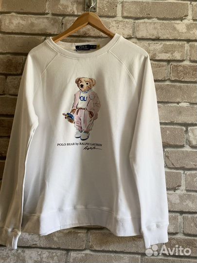 Polo ralph lauren bear свитшот женский