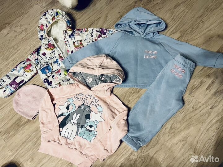 Вещи на девочку пакетом 86-92