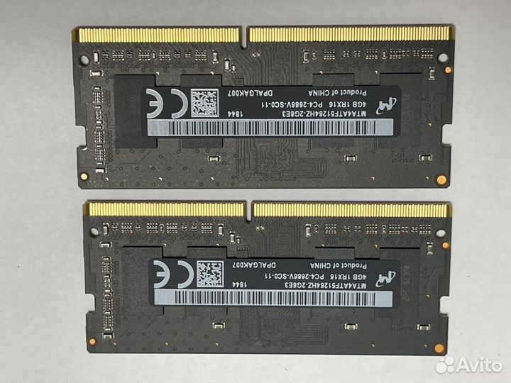 Память so-dimm ddr4 для mac mini/iMac