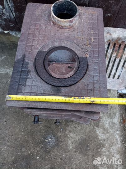 Печь буржуйка чугунная разборная СССР