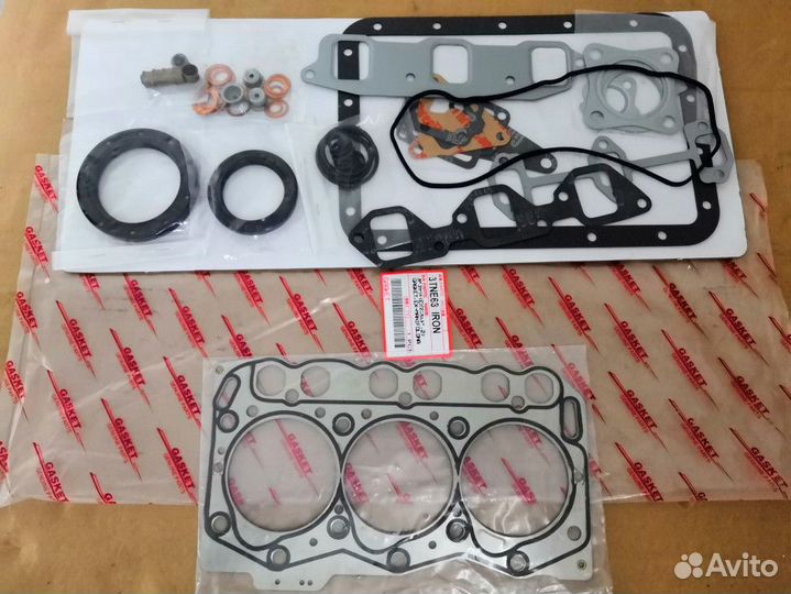 Ремкомплект двс Komatsu/ Yanmar 3D68E-3/ 3TNE68 (м