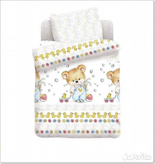 Комплект постельного белья в детскую кроватку