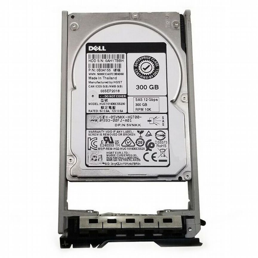 [5VNKK] Жесткий Диск Dell 300gb Sas 2,5" Hdd 5vnkk